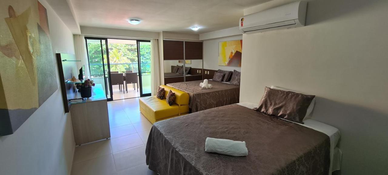 Tabatinga Residence Flat Beira Mar Conde  Exteriör bild