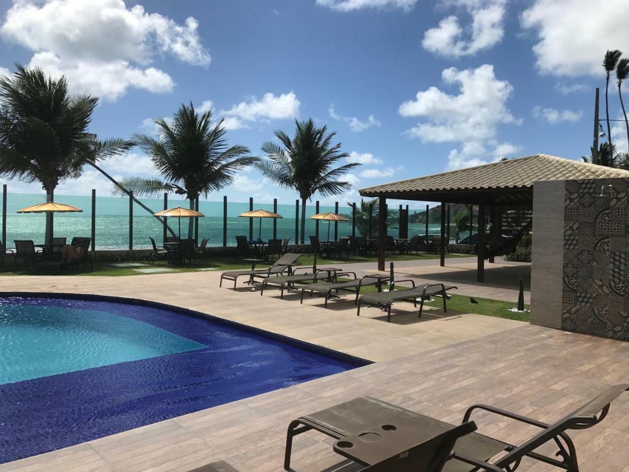 Tabatinga Residence Flat Beira Mar Conde  Exteriör bild